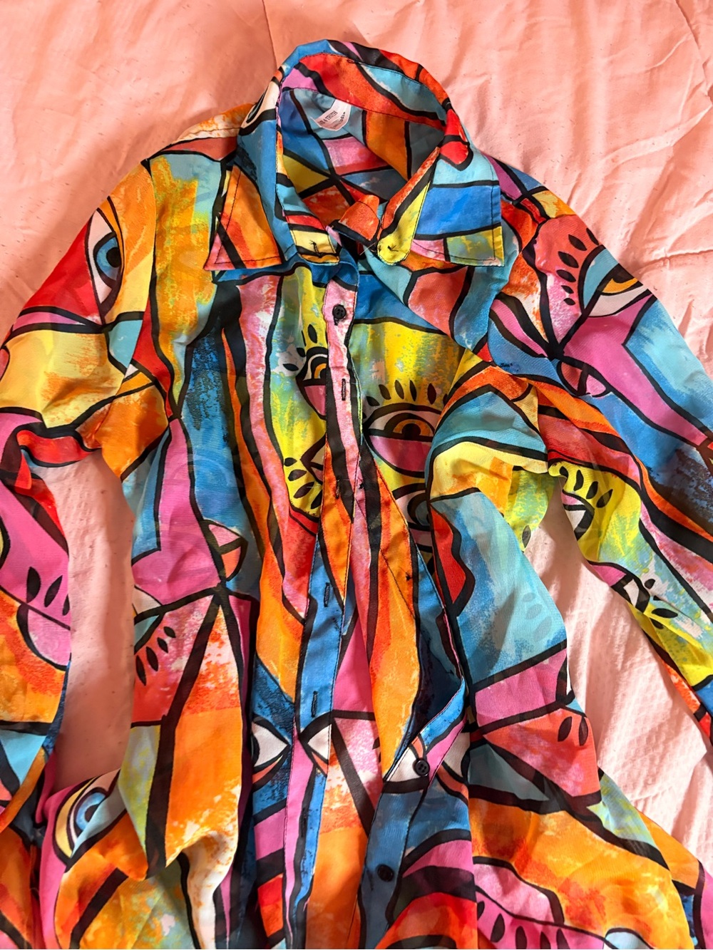 Live 4 Truth Vibrant Multicolor Abstract Blazer - Picture 2 of 4